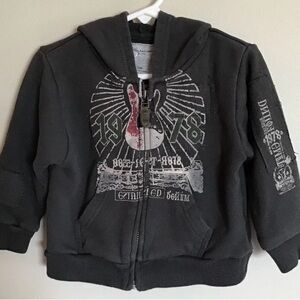 Calvin Klein Zippered Hoodie Boys Toddler Kids